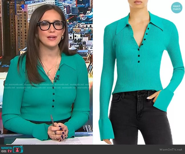 A.L.C. Eleanor Sweater worn by Savannah Sellers on NBC News Daily