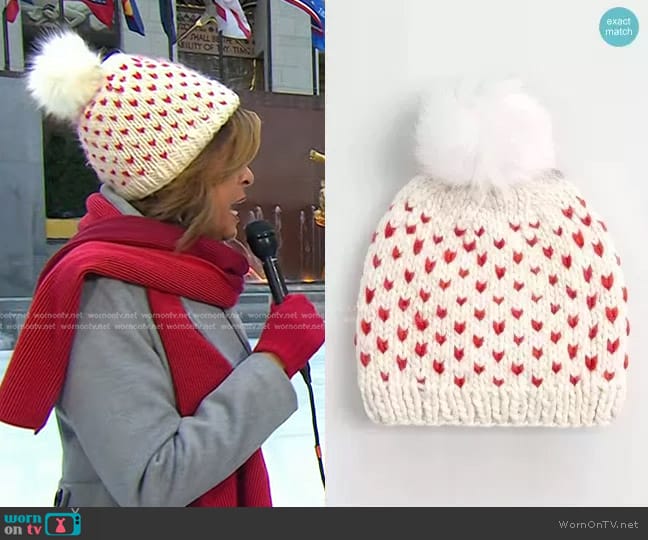 Heart and Soul Fair Isle Pom-Pom Hat by Modcloth worn by Hoda Kotb on Today