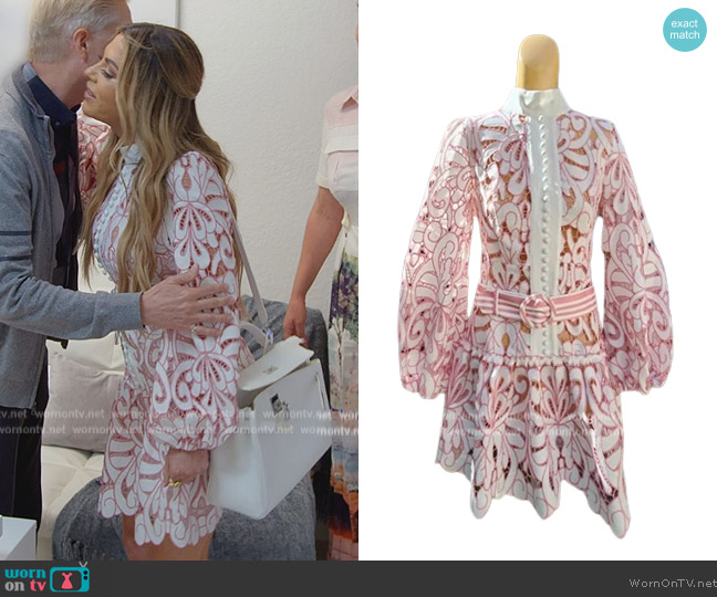 L'Atiste by Amy Lace Dress worn by Adriana de Moura (Adriana de Moura) on The Real Housewives of Miami