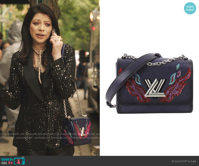 Louis Vuitton Twist Handbag Epi Leather worn by Georgina Sparks (Michelle Trachtenberg) on Gossip Girl