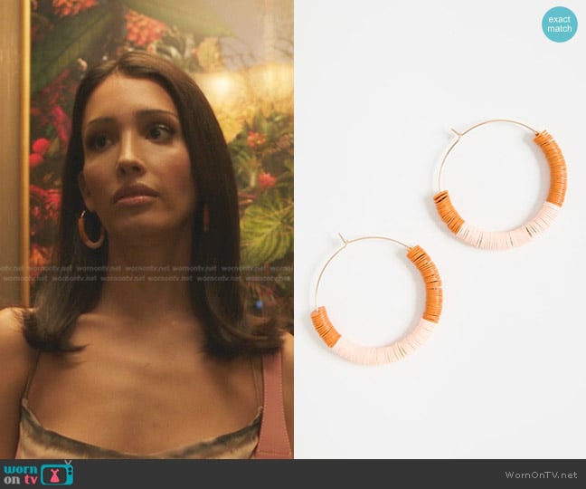 Maison Monik Laura Earrings worn by Luna La (Zión Moreno) on Gossip Girl