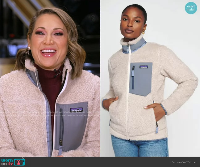 Patagonia Classic Retro X-Jacket worn by Ginger Zee on Good Morning America