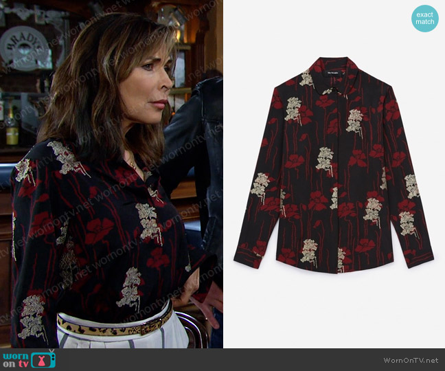 The Kooples Poppy Shirt worn by Kate Roberts (Lauren Koslow) on Days of our Lives