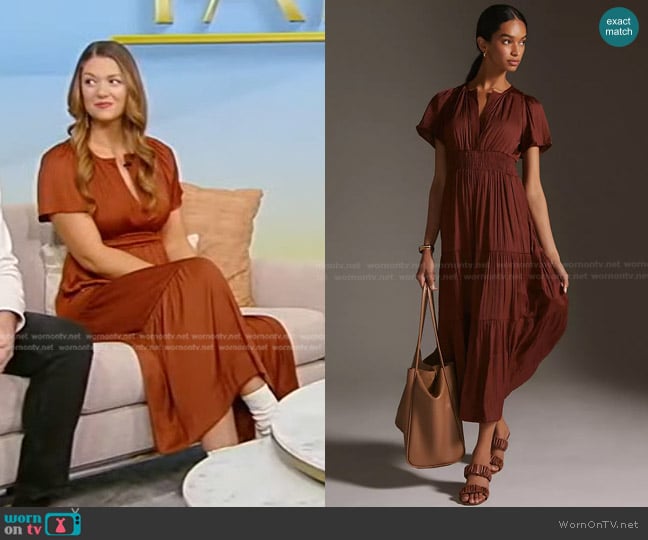 The Somerset Collection Maxi Dress worn by Tayler Burks on Tamron Hall Show