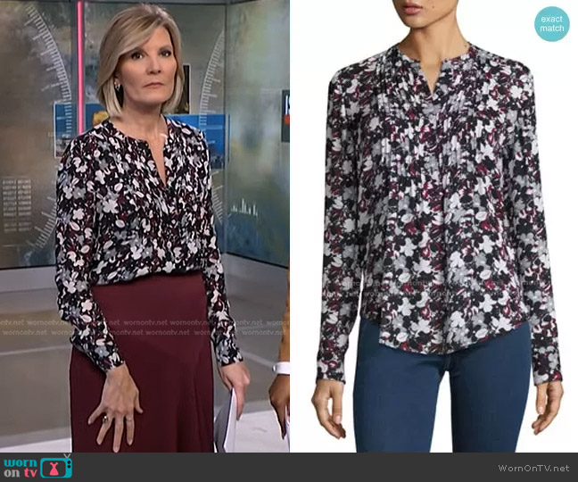 WornOnTV: Kate’s floral blouse on NBC News Daily | Clothes and Wardrobe ...
