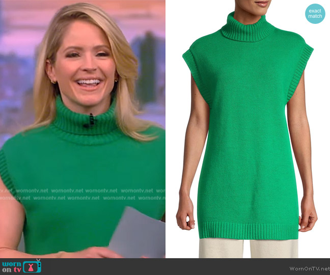 Turtleneck Sweater by Victor Glemaud worn by Sara Haines on The View