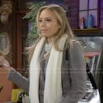 Abby’s silver bag on The Young and the Restless