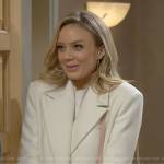 Abby’s white coat on The Young and the Restless