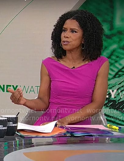 Adriana Diaz's pink dress on CBS Mornings