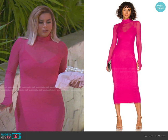 AFRM Shailene Dress worn by Robyn Dixon on The Real Housewives of Potomac