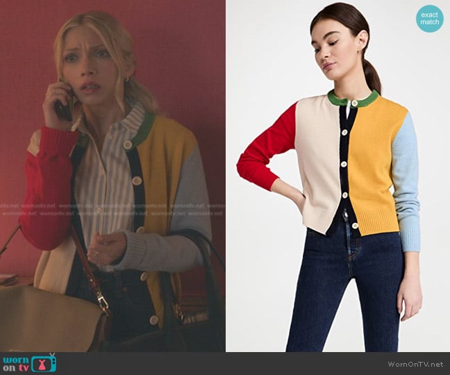 Alex Mill Francis Cardigan worn by Kate Keller (Tavi Gevinson) on Gossip Girl