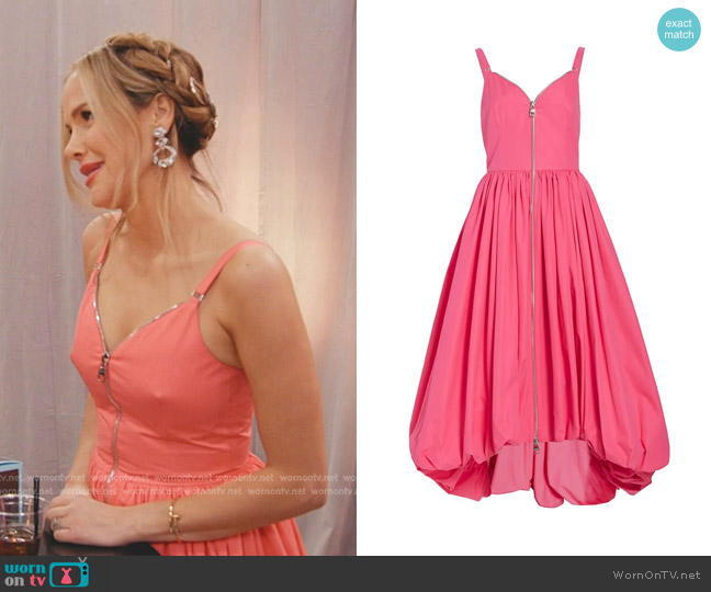 Alexander McQueen Zip-Up Fit & Flare Gown worn by Angie Harrington on The Real Housewives of Salt Lake City