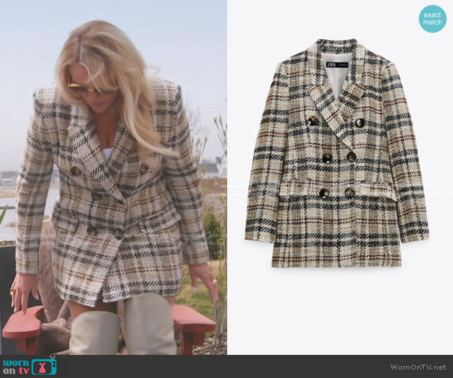 WornOnTV: Heather’s plaid blazer and shoulder bag on The Real ...