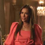 Cristal’s pink tie waist dress on Dynasty