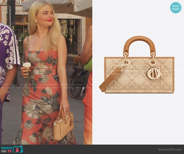 Dior Medium Lady D-Joy Bag worn by Audrey Hope (Emily Alyn Lind) on Gossip Girl