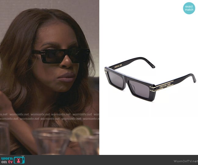 Dior Square Sunglasses worn by Candiace Dillard Bassett on The Real Housewives of Potomac