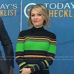 Dylan’s striped rib knit dress on Today