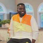 Edward Osefo’s colorblock jacket on The Real Housewives of Potomac