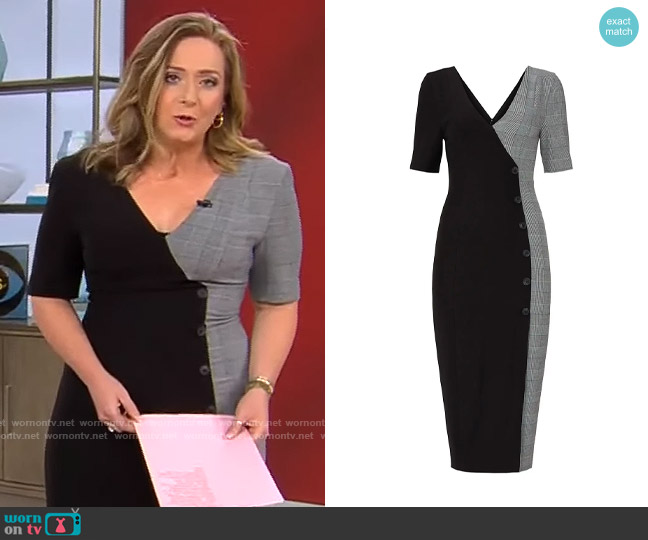 Fame & Partners Everly Dress worn by Christina Ruffini on CBS Mornings