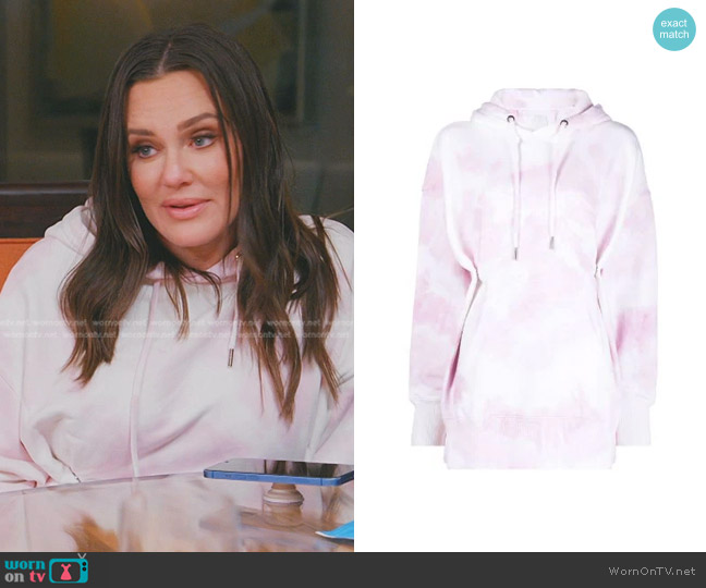 Givenchy Tie-Dye Oversized Hoodie worn by Meredith Marks on The Real Housewives of Salt Lake City