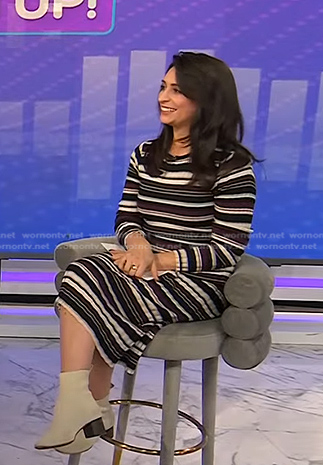 Holly Palmieri’s striped dress on Today