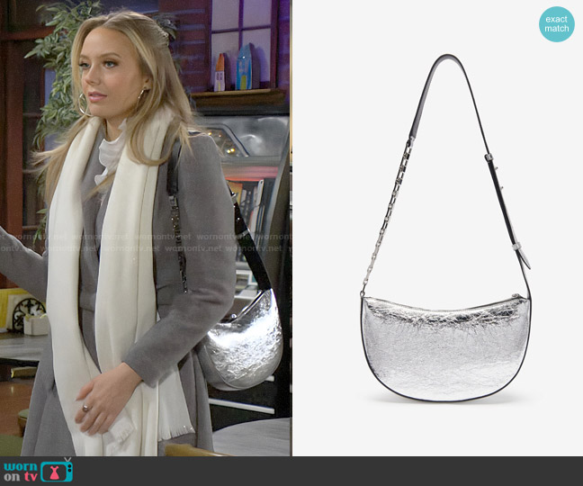 IRO Arcslouch Bag worn by Abby Newman (Melissa Ordway) on The Young and the Restless