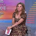 Jenna’s brown floral smocked dress on Today