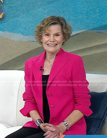 Judy Blume’s pink blazer on Today