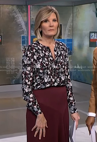 Kate's floral blouse on NBC News Daily