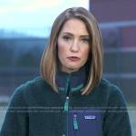 Kayna Whitworth’s green fleece jacket on Good Morning America