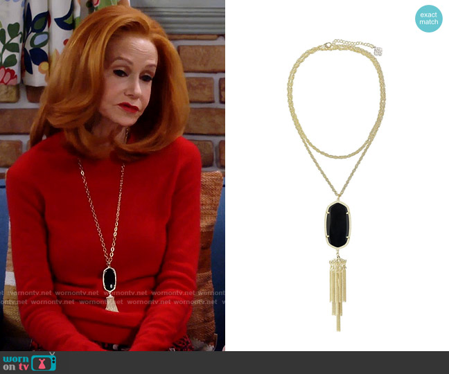 Kendra Scott Rayne Necklace worn by Sheila (Swoosie Kurtz) on Call Me Kat