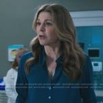 Kit’s teal blouse on The Resident