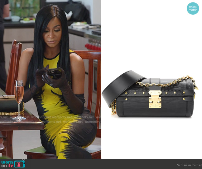 Louis Vuitton Epi Papillon Trunk Black worn by Guerdy Abraira (Guerdy Abraira) on The Real Housewives of Miami