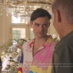 Max’s patchwork shirt on Gossip Girl