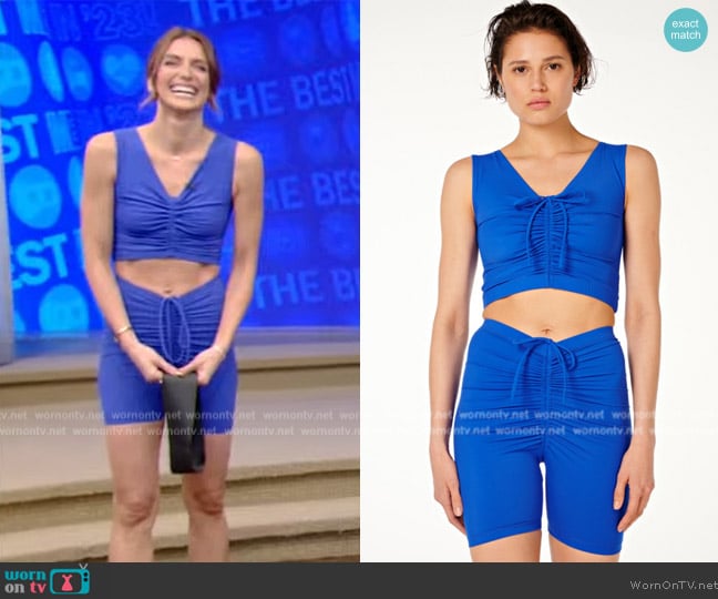 Meyia Slay Top worn by Melissa Wood-Tepperberg on Live with Kelly and Mark