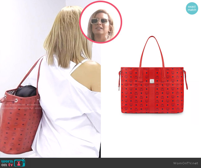 MCM Liz Reversible Large Shopper Tote worn by Robyn Dixon on The Real Housewives of Potomac