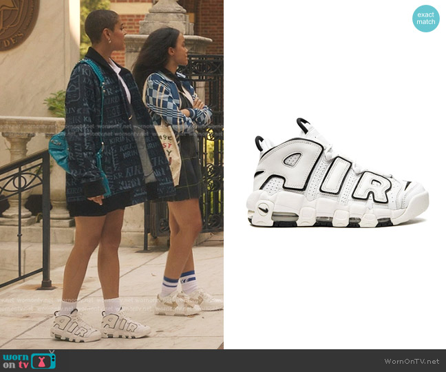 Nike Air More Uptempo High-Top Sneakers worn by Julien Calloway (Jordan Alexander) on Gossip Girl