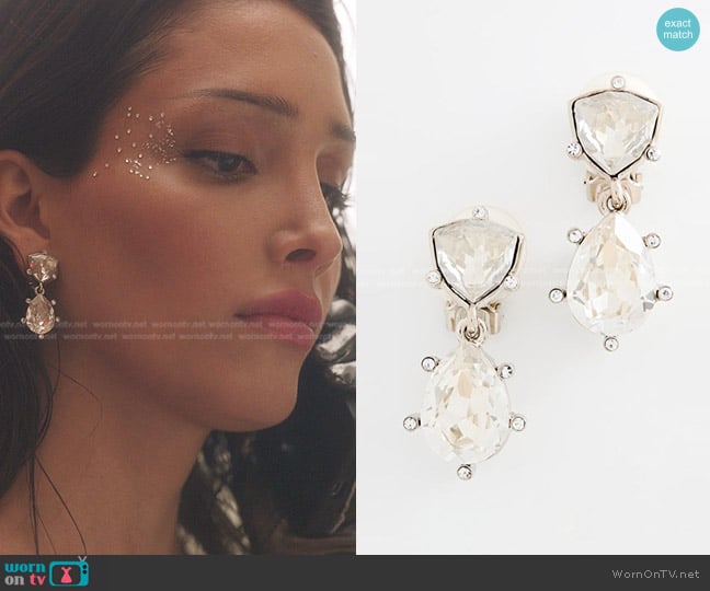 Oscar de la Renta Trillion Earring worn by Luna La (Zión Moreno) on Gossip Girl