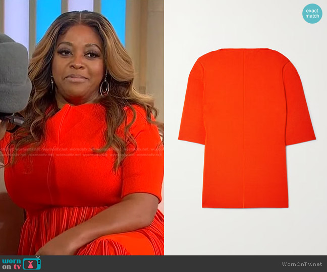 Proenza Schouler Stretch-Knit Top worn by Sherri Shepherd on Sherri