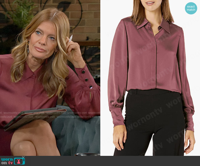 Ramy Brook Izzy Top worn by Phyllis Summers (Michelle Stafford) on The Young and the Restless
