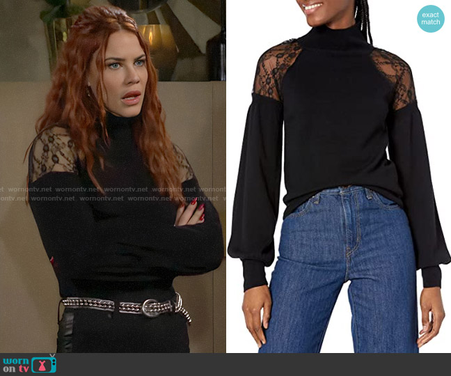 Ramy Brook Lorelei Top worn by Sally Spectra (Courtney Hope) on The Young and the Restless