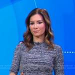 Rebecca’s space dye ribbed top on Good Morning America