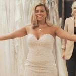 Robyn’s white lace wedding dress on The Real Housewives of Potomac