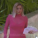 Robyn’s pink mesh dress on The Real Housewives of Potomac