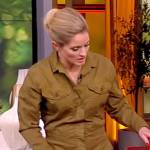 Sara’s green denim jumpsuit on The View