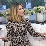 Savannah’s beige spotted dress on Today