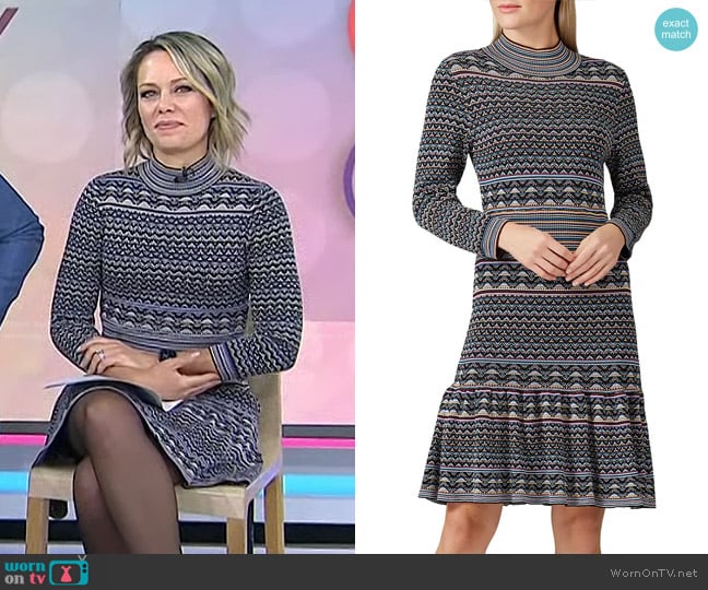 Shoshanna Etta Dress worn by Dylan Dreyer on Today