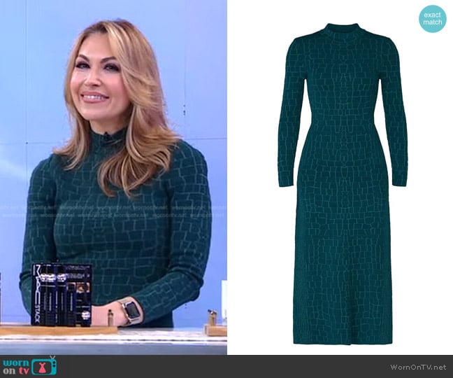 Staud Neville Dress worn by Lori Bergamotto on Good Morning America