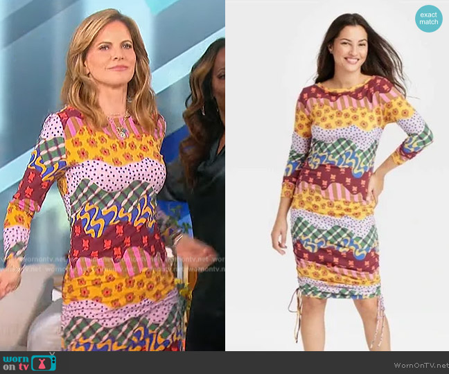 Target Latino Heritage Month Print Dress worn by Natalie Morales on The Talk