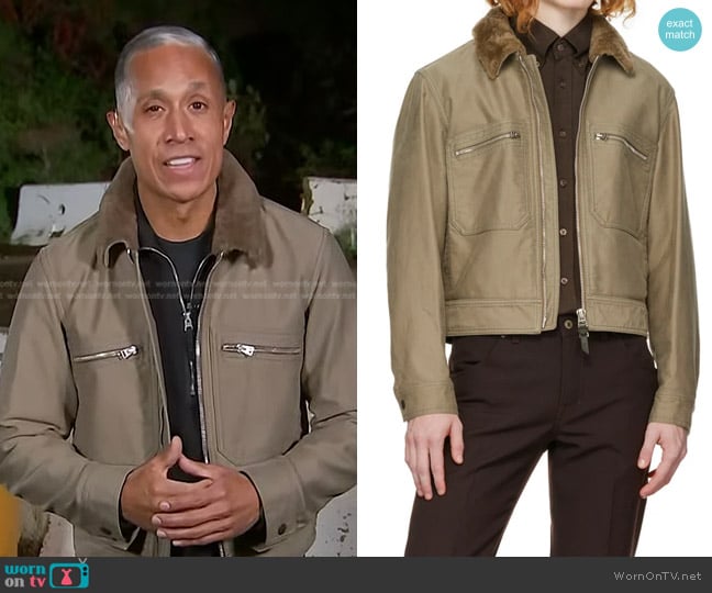 Tom Ford Zip-Up Jacket worn by Miguel Almaguer on Today